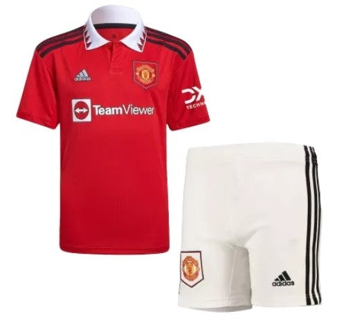 MANCHESTER UNITED HEIMTRIKOT-SET FÜR KINDER 2022/23