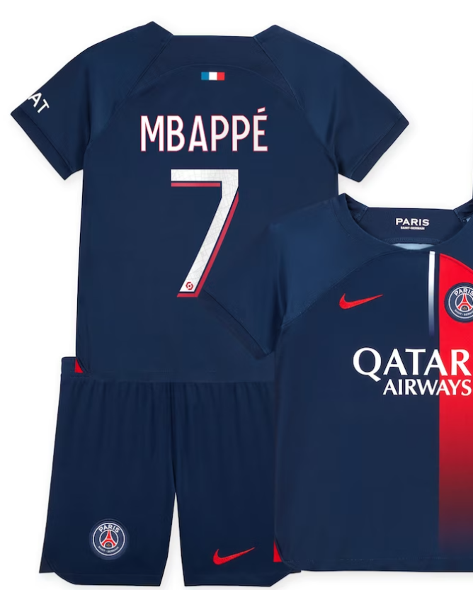 otroški dres mbappe, back