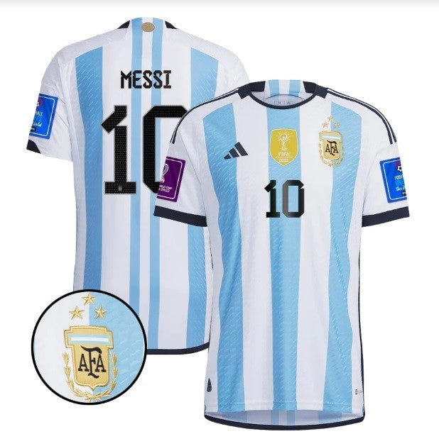 DOMAČI AUTHENTIC DRES ARGENTINA 2022/23 - MESSI - SVETOVNI PRVAKI