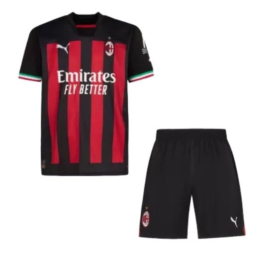 AC MILAN HEIMTRIKOT-SET FÜR KINDER 2022/23