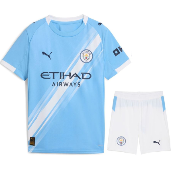 MANCHESTER CITY HEIMTRIKOT-SET FÜR KINDER 2025/26 - HAALAND 9