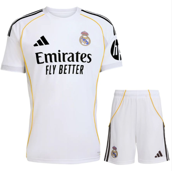 REAL MADRID HEIMTRIKOT-SET FÜR KINDER 2025/2026 – MBAPPÉ #10